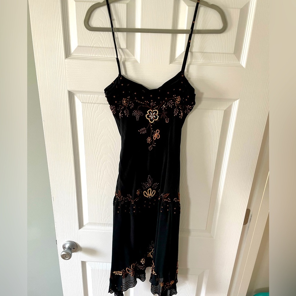 Sue Wong Beaded Slip Dress